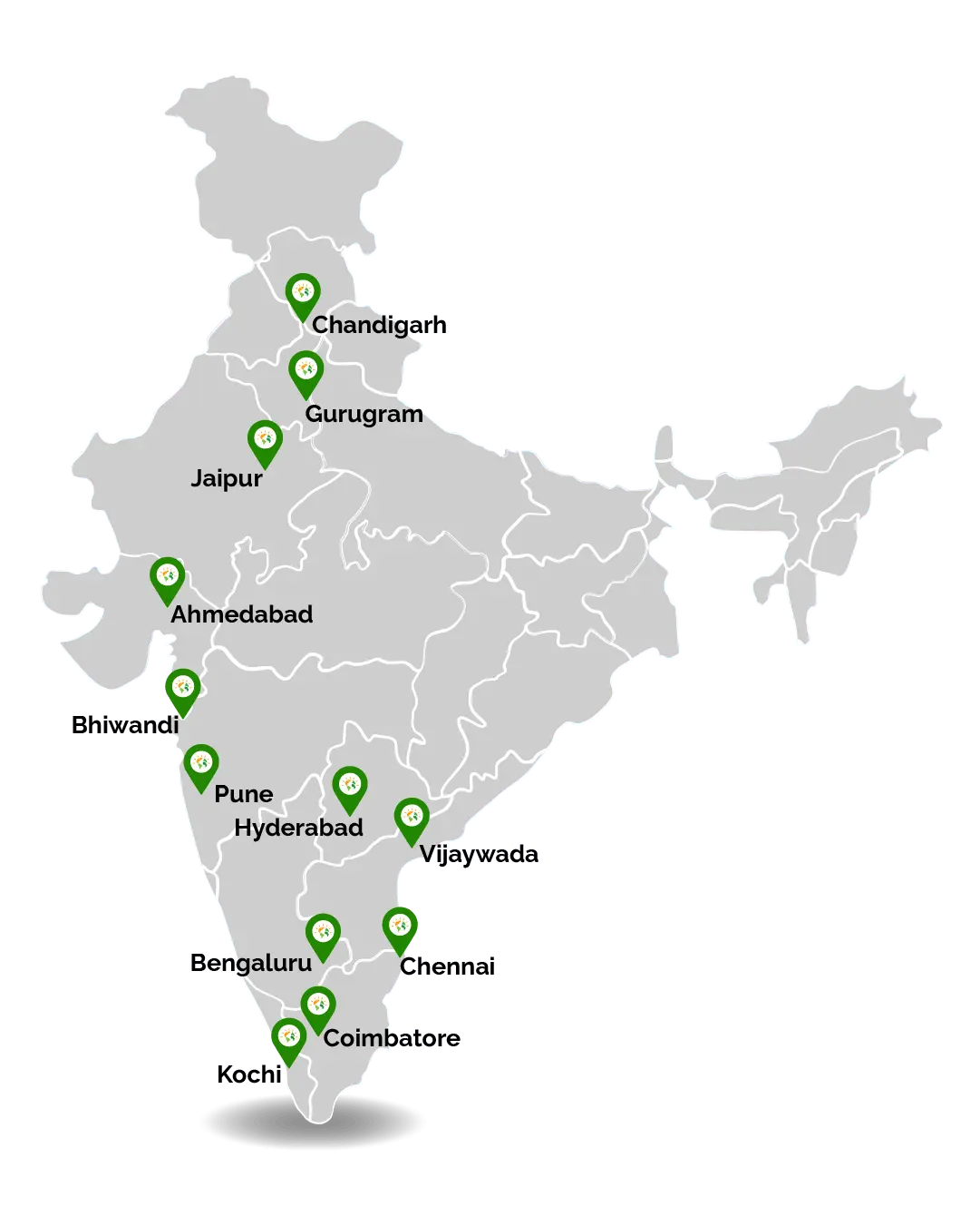 Global Reach Map - enPossibilities